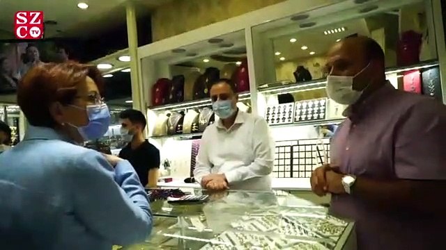Kuyumcunun söylediği sözler Meral Akşener’i duygulandırdı
