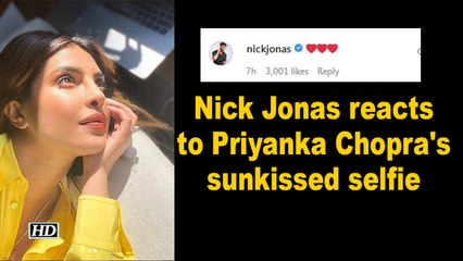 Nick Jonas reacts to Priyanka Chopra's sunkissed selfie
