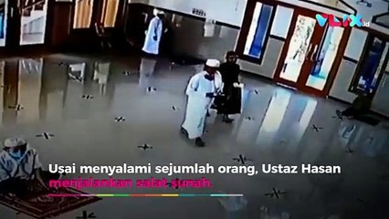 CCTV Detik-detik Tokoh Muhammadiyah Meninggal Saat Salat