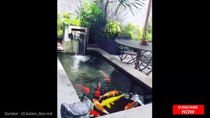 5 Desain Cantik kolam ikan minimalis #Rumahkk