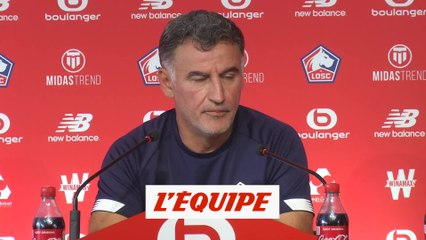 Télécharger la video: «Grosse incertitude» pour Renato Sanches selon Christophe Galtier - Foot - L1 - Lille