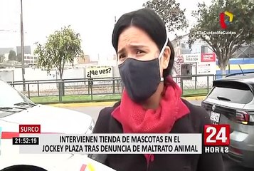Surco: Intervienen tienda de mascotas en el Jockey Plaza tras denuncia de maltrato animal