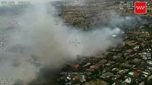 Declarado un incendio en Villar del Olmo cercano a varias viviendas