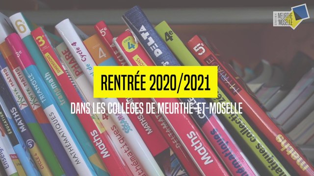 Rentrée 2020/2021 dans les collèges de Meurthe-et-Moselle - Message de Valérie Beausert-Leick et Antony Caps