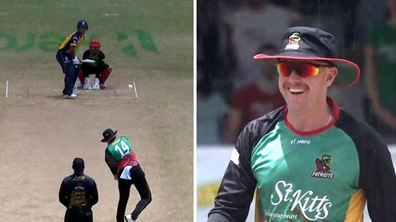 Ben Dunk with his floppy hat and shades in CPL 2020