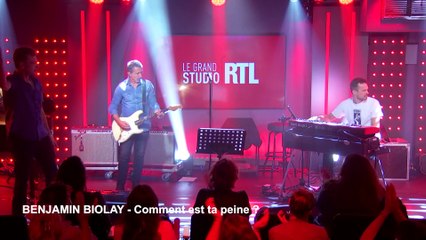 Benjamin Biolay - Comment est ta peine ?(Live) - Le Grand Studio RTL