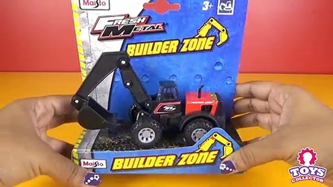 Builder Zone Toy Poclain for Childern Toyz collector video Dailymotion