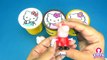HELLO KITTY Play Doh Eggs Doughnut  Hello Kitty  Toy Surprises  - Toyz collector