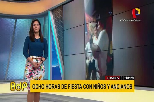 Fiesta de cumpleaños duró ocho horas con niños y ancianos en Tumbes