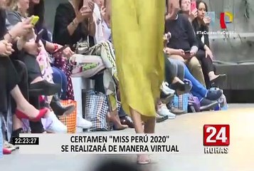 Certamen Miss Perú 2020 se realizará de manera virtual por el Covid-19