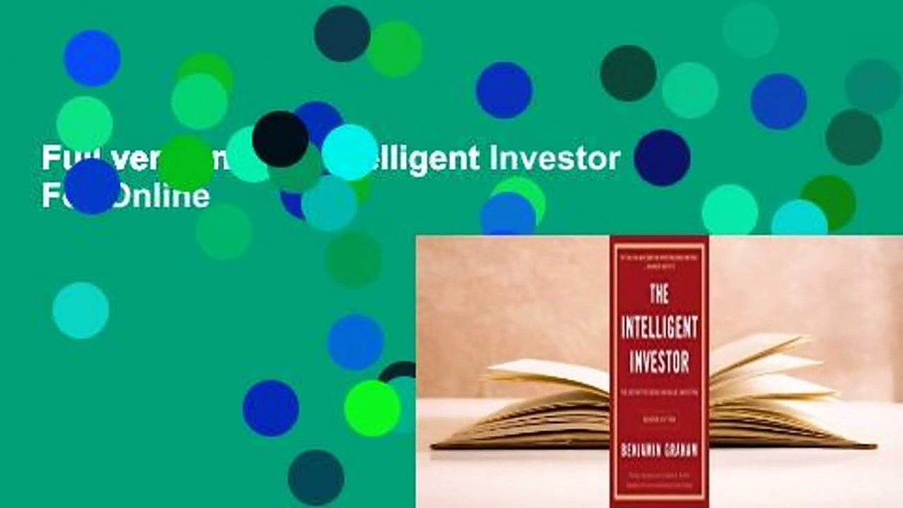 Full version  The Intelligent Investor  For Online