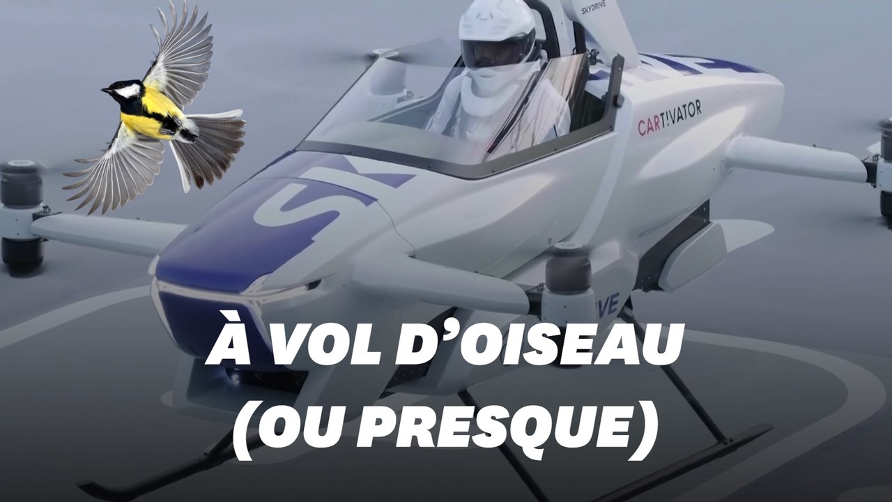 Ce pilote teste un nouveau prototype de voiture volante au Japon