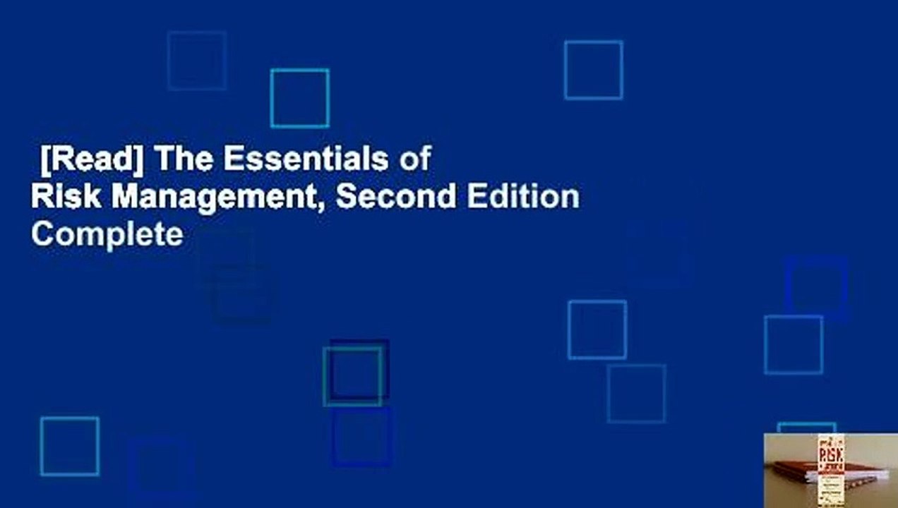 [Read] The Essentials of Risk Management, Second Edition Complete
