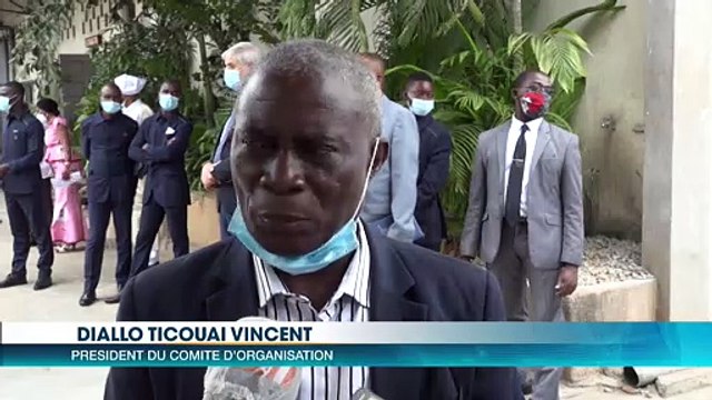 Levée du corps de l'artiste Marie-Rose Guiraud à Abidjan.