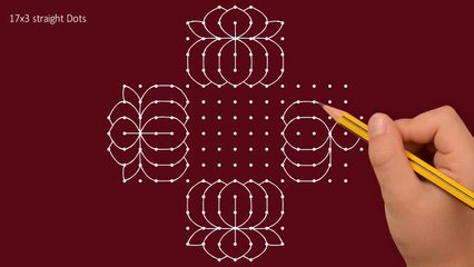 ವರಮಹಾಲಕ್ಷ್ಮೀ ರಂಗೋಲಿ | VaraLakshmi Rangoli | VaraLakshmi Muggulu | Lotus Rangoli | Rangoli Artworks