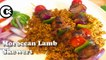 Moroccan Lamb Skewers With  Moroccan Couscous