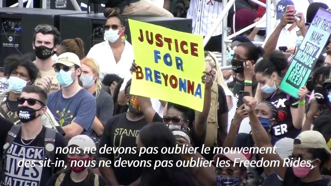 "Poppa King, nous n'oublierons pas !" : la petite fille de Martin Luther King s'exprime à Washington