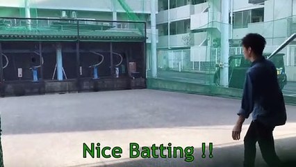 【バッセン】HRチャレンジ！Part.1　経験者は何打席でホームランが打てるか？