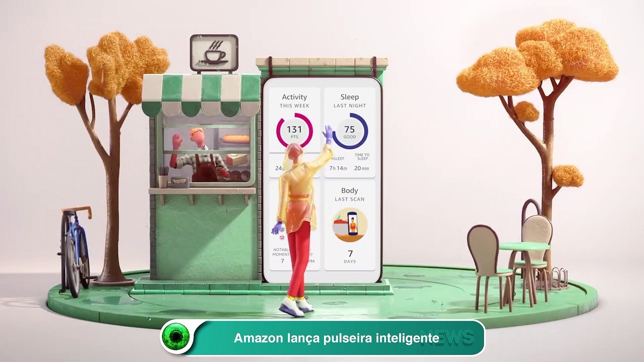 Amazon lança pulseira inteligente