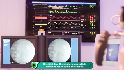 Hospital das Clínicas tem laboratório de casos de possível reinfecção