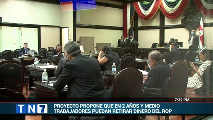 tn7  Proyecto propone que en 2 años y medio trabajadores puedan retirar dinero del ROP 280820
