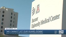 Doctor sees promising improvements, but says we can't let our guard down
