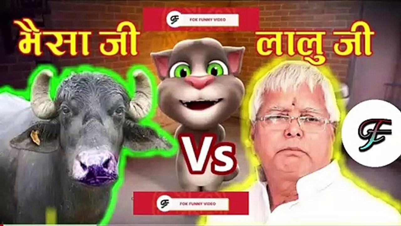 Lalu Yadav Song - भैस का चारा खाएगा  | Talking Tom | कॉमेडी वीडियो  | joke video | fok funny video