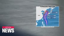 Typhoon Maysak moving towards Korean peninsula from east of Philippines