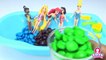 Learn Colors Disney Princess Snow White Tiana Rapunzel Bath Time M&M's Chocolate Candy
