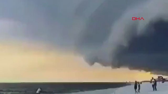 ABD'yi vuran 'Laura Kasırgası' böyle görüntülendi