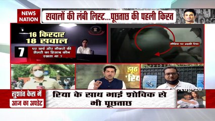 Sushant Singh case: रिया चक्रवर्ती से CBI की पूछताछ जारी