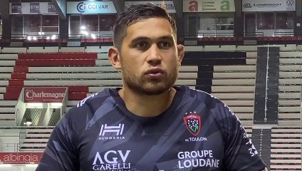 Raphaël Lakafia après RCT Rouge VS RCT Noir