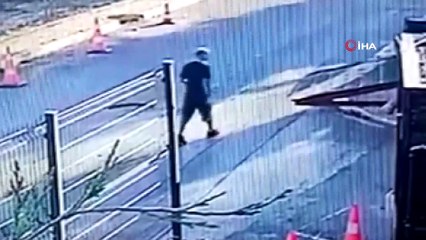 Göktürk’te köpek saldırısı kamerada