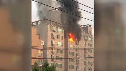 울산 성안동 빌라 5층 화재...이웃이 10대 구조 / YTN