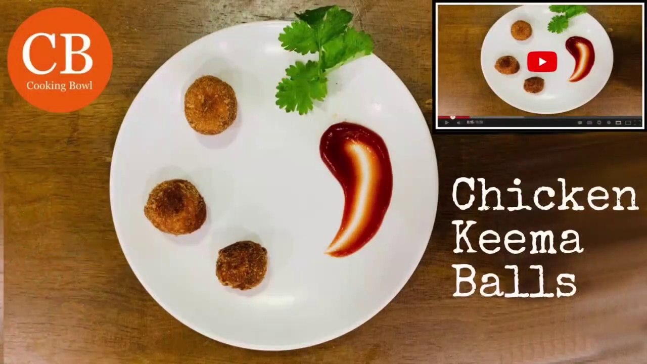 Crispy Chicken Keema Balls Recipe | Easy Chicken Keema Balls Recipe | Snacks Recipe by CookingBowlYT