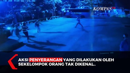 Download Video: Ini Rekaman CCTV Detik-Detik Penyerangan Polsek Ciracas