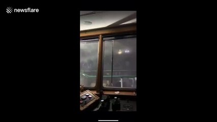 Boat battered by Hurricane Laura records 137 mph winds