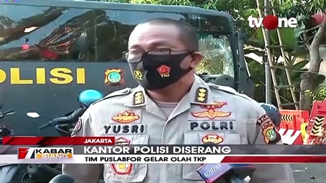 Inafis Gelar Olah TKP Terkait Penyerangan Polsek Ciracas