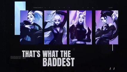 K/DA - THE BADDEST ft. (G)I-DLE, Bea Miller, Wolftyla (Official Lyric Video) | League of Legends
