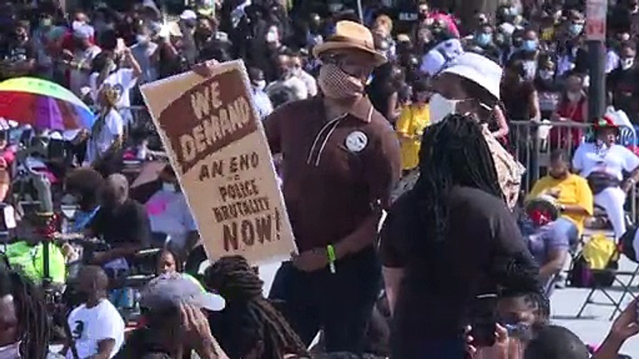 Zehntausende bei Marsch gegen Polizeigewalt in Washington
