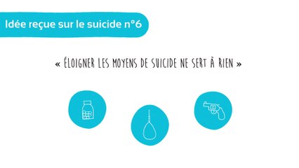 Idée reçue sur le suicide n°6: éloigner les moyens de suicide ne sert à rien