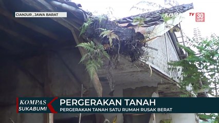 Pergerakan Tanah Satu Rumah Rusak Berat