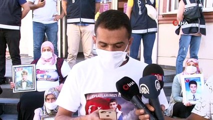 PKK’lılardan evlat nöbetindeki ailelere gözdağı