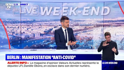 Berlin : manifestation anti-Covid (2) - 29/08