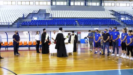 Ο αγιασμός του Α.Ο. Λαμίας