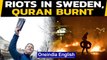 Sweden riots: Rasmus Paludan supporters burn Quran | Oneindia News