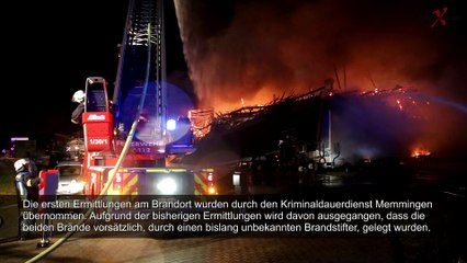 Oggenried Wieder Großbrand - Treibt ein Feuerteufel sein Unwesen?