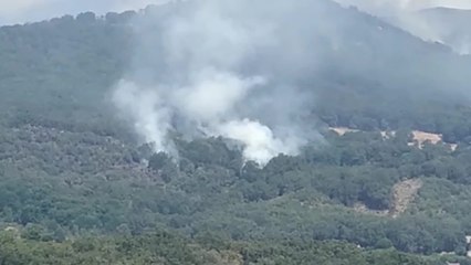 Incendio en el Valle del Jerte