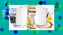 About For Books  Ketone Therapy: The Ketogenic Cleanse and Anti-Aging Diet  Review