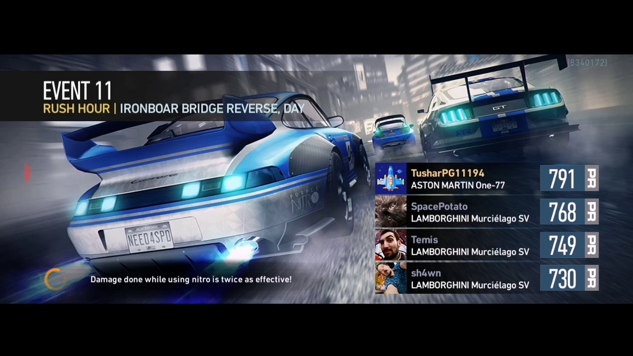 NFS No Limits Gameplay - Proving Grounds - Aston Martin One-77 - Day 7 (Event 11 - 16)